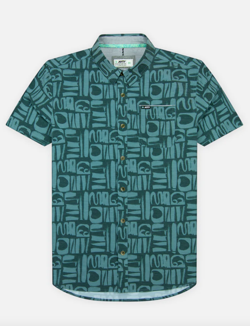 Jetty Mens Garwood Shirt blue
