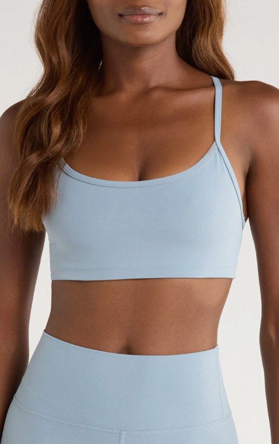 Vuori Womens Allthefeels Bra Sea Glass
