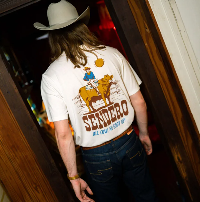 Sendero Provisions Co. Mens All Cow T-shirt