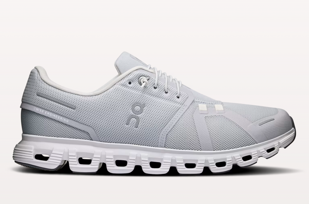 On Running Mens Cloud 6 Fog/White