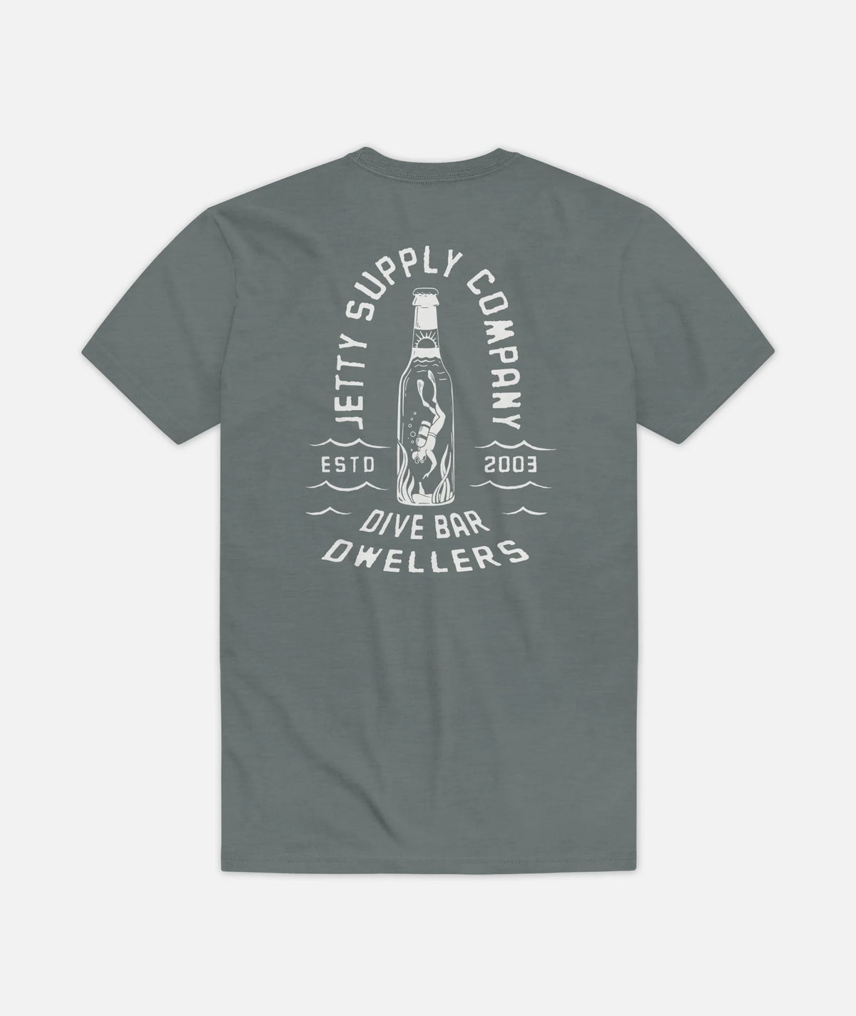 Jetty Mens Scuba Dive Tee Storm