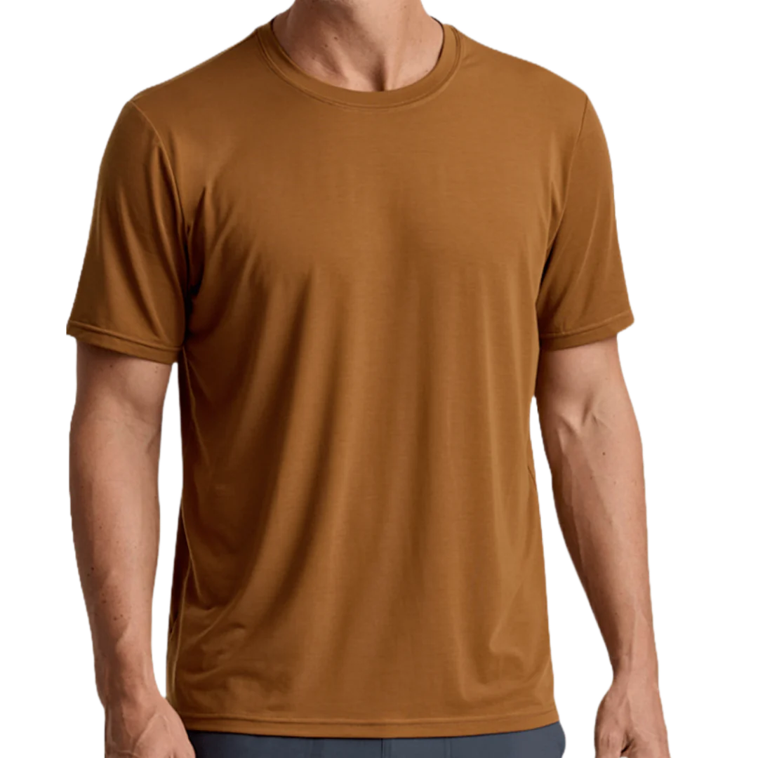 Free Fly Mens Elevate Lightweight Tee Russet