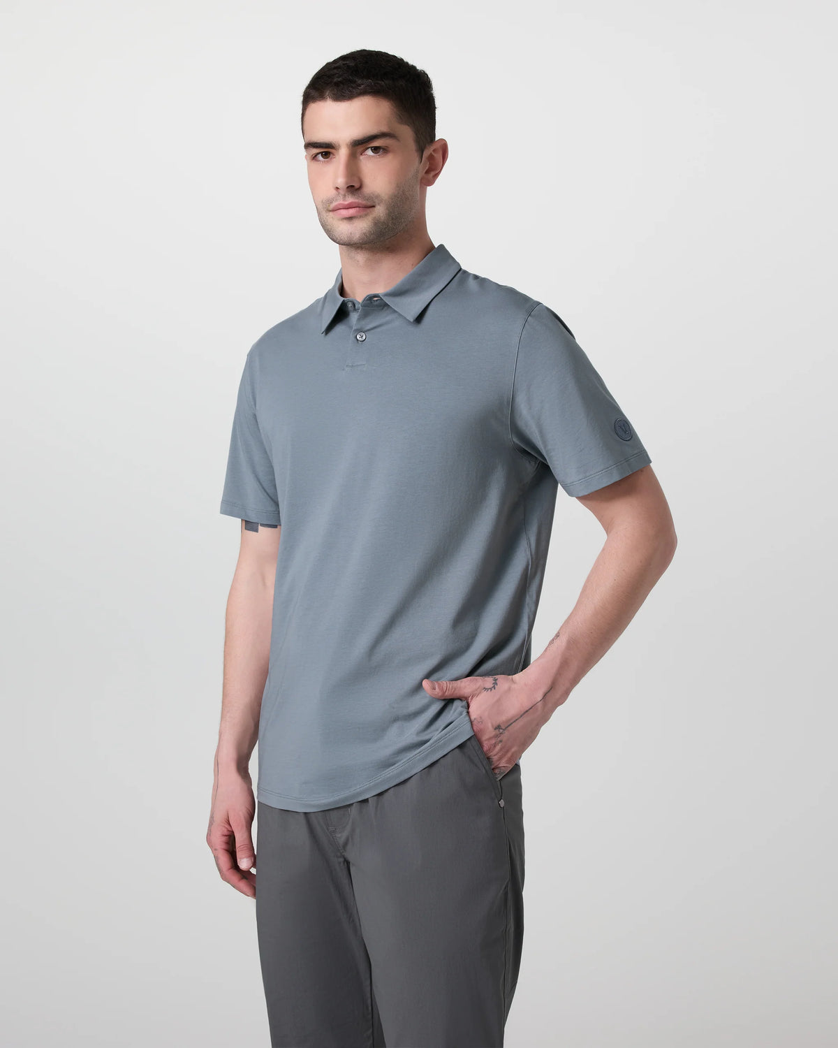 Mens Feather Polo