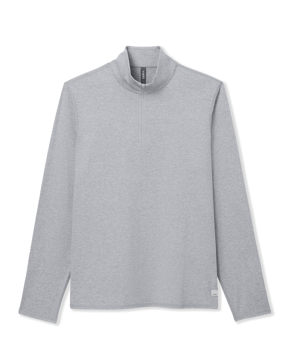 Vuori Mens Ponto Half Zip Mock Neck Ink Heather