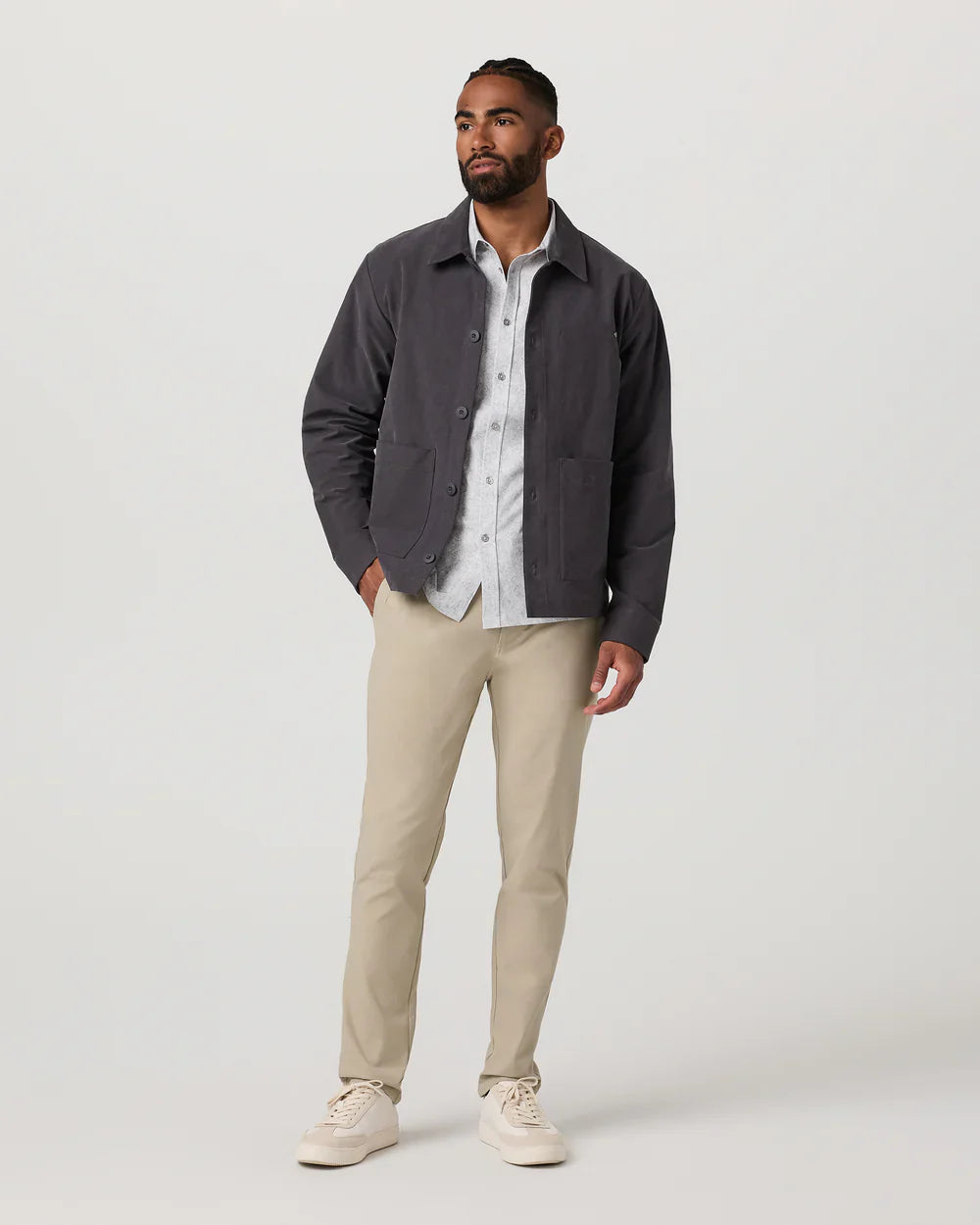 Vuori Cascade Tech Chino Ath Slm 30" Light Oregano