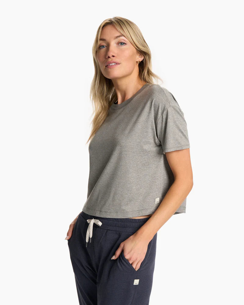 Vuori Womens Energy Tee ea Glass Heather / S