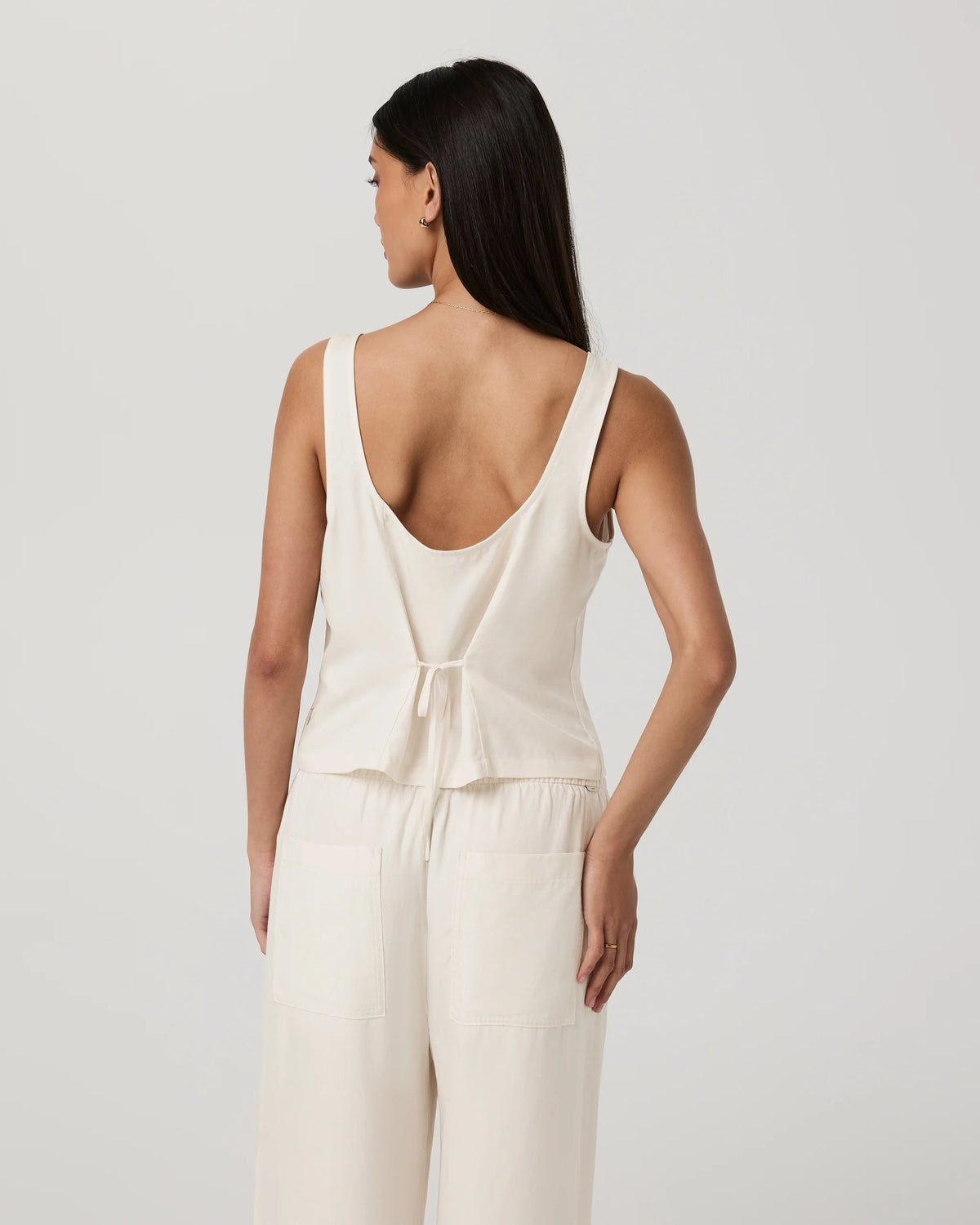 Womens Trestles Twill Buttonfront Top