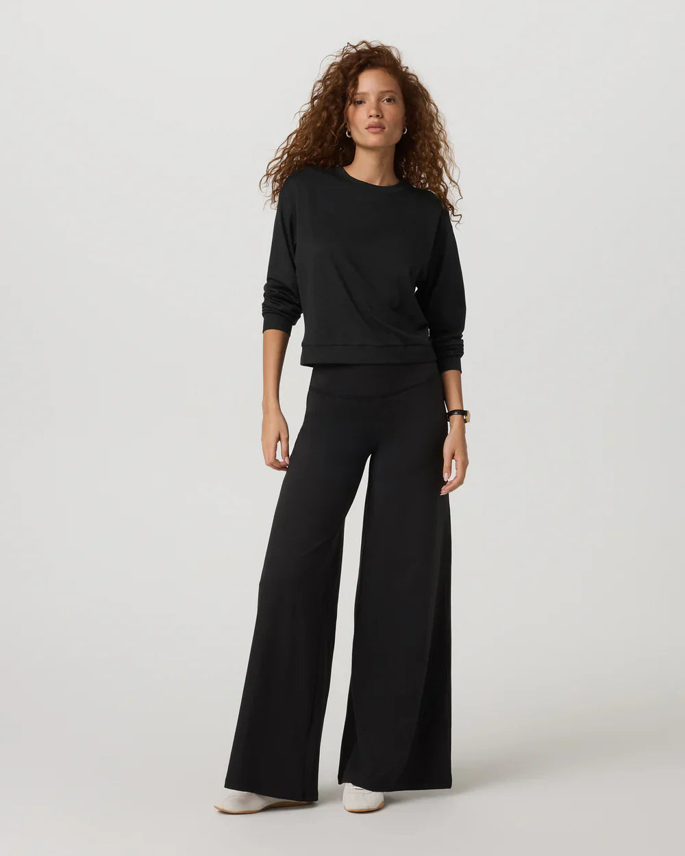 Vuori W Halo Modern Crew Blue Coast Heather