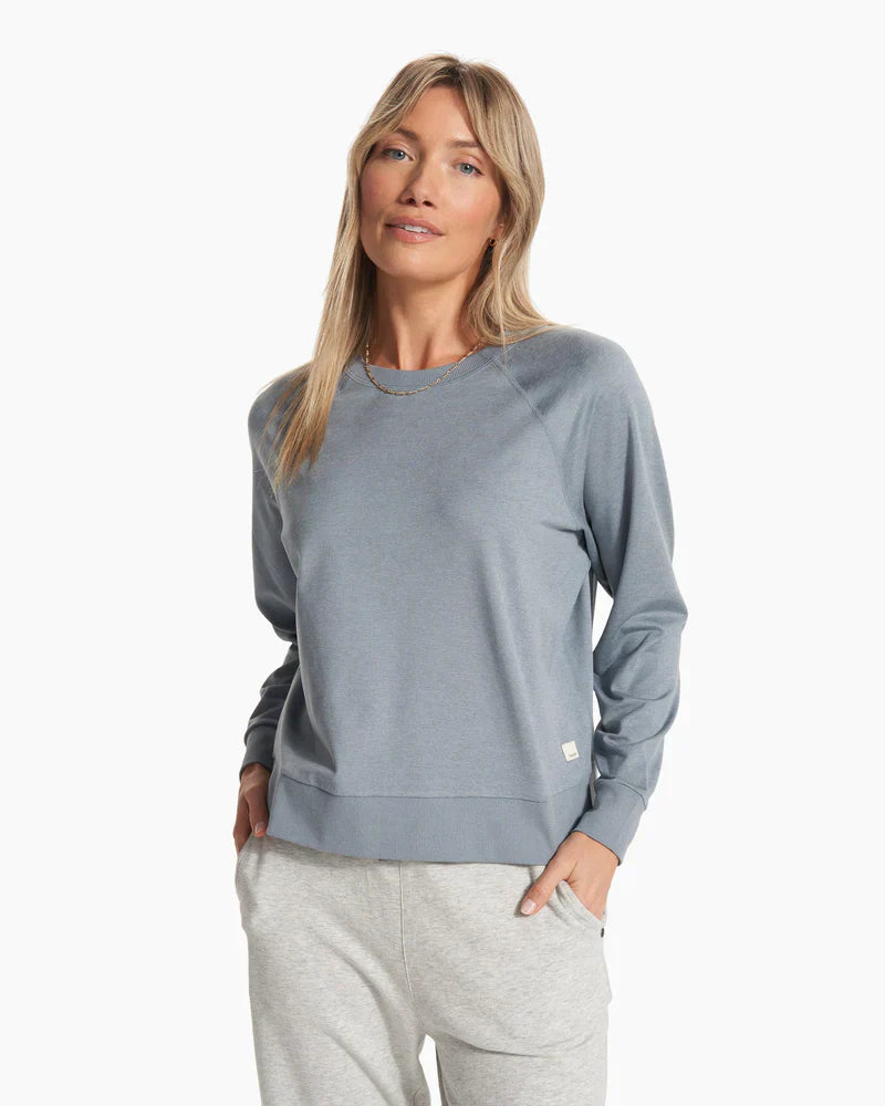 Vuori W Ls Halo Crew Black Heather