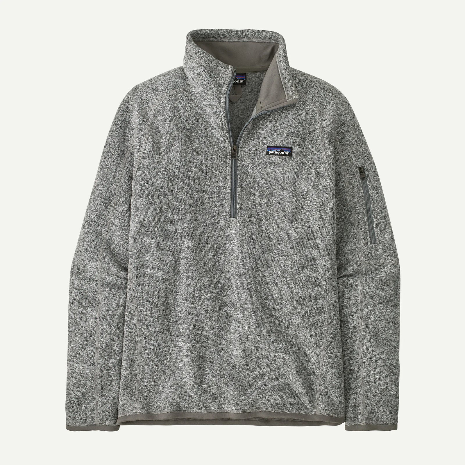 Patagonia Womens Better Sweater Quarter Zip Birch White