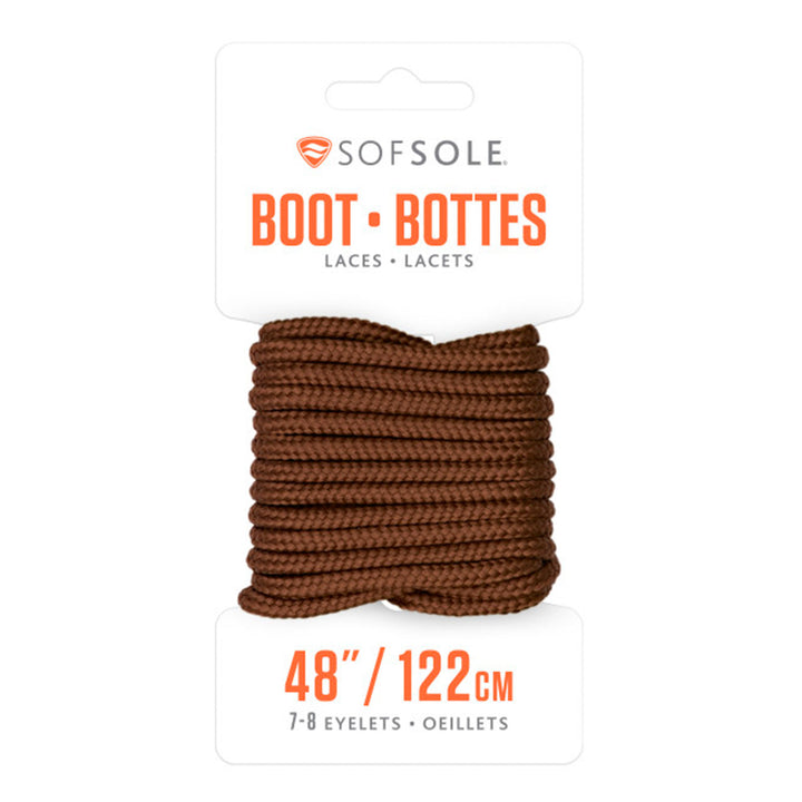 Sof Sole Sof Sole Waxed Boot Laces 48" Gold/Brown