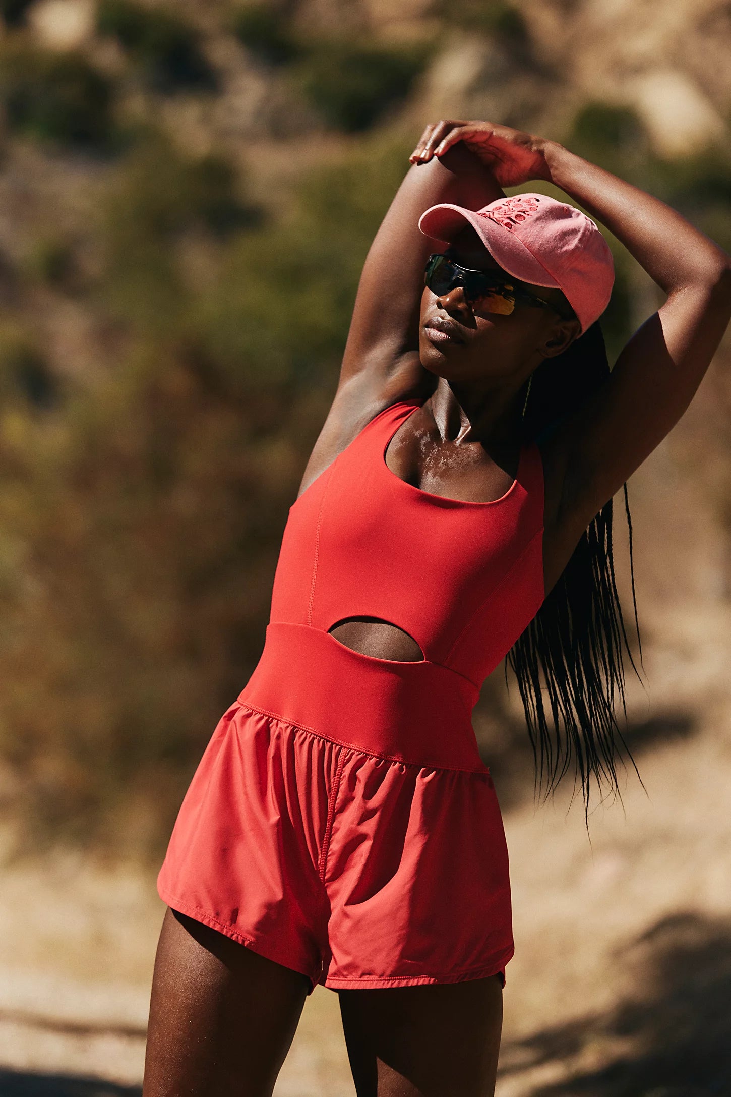 Free People Movement Womens Righteous Runsie Winterberry