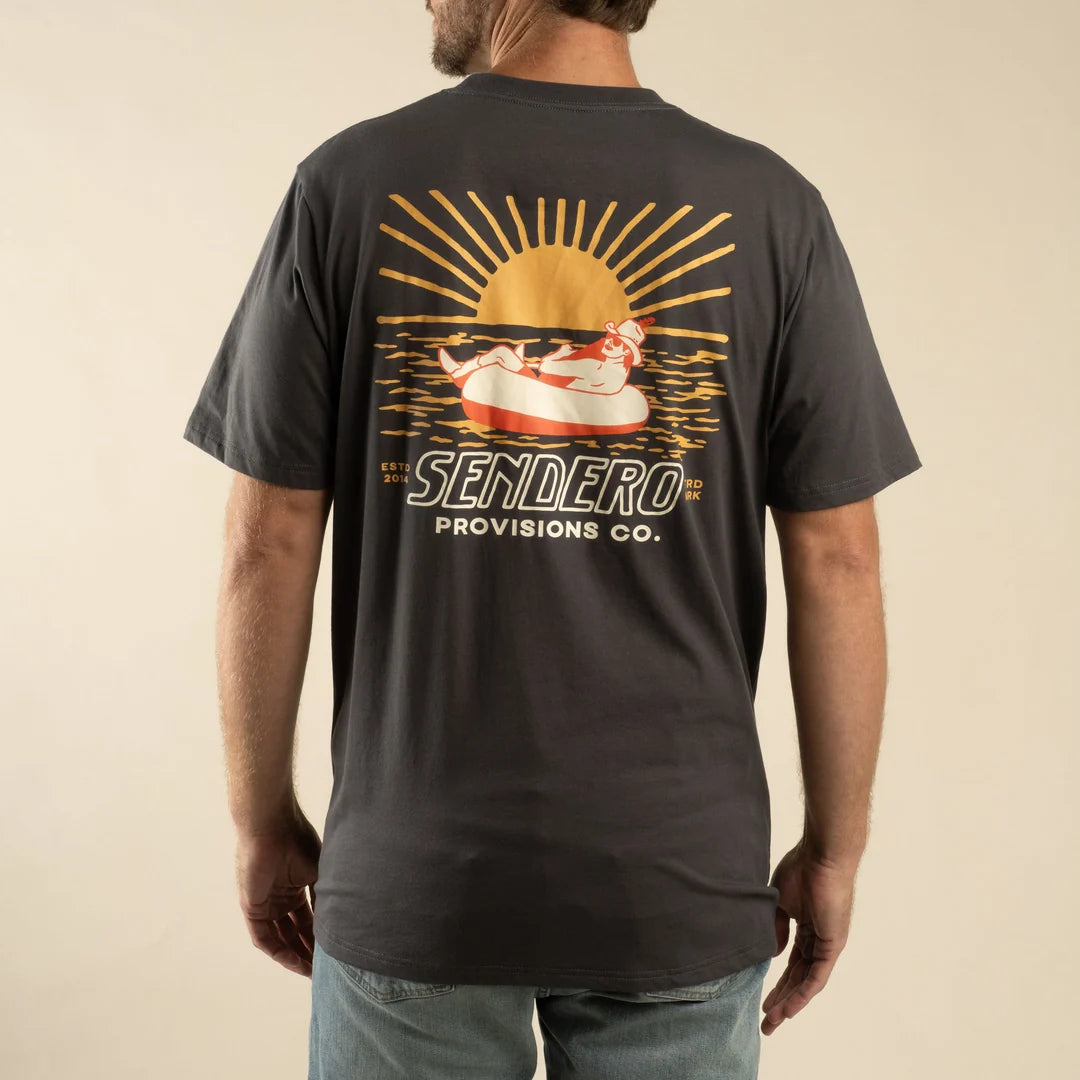 Sendero Provisions Co. Mens Out Yonder T-shirt Charcoal