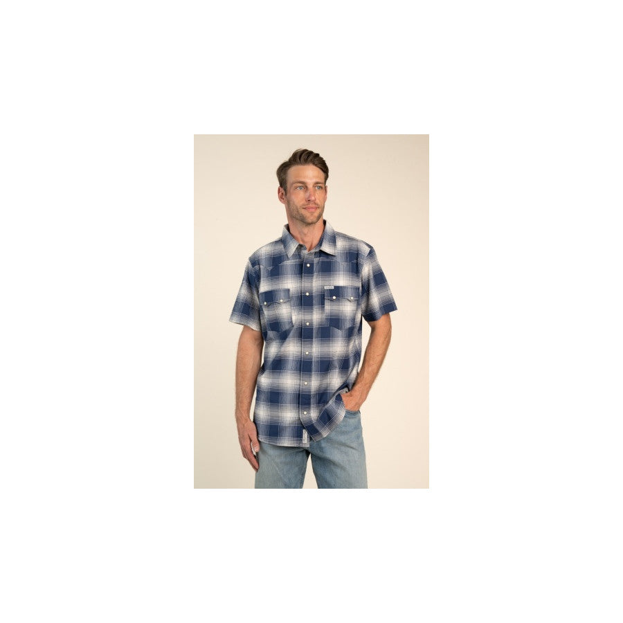 Sendero Provisions Co. Sendero M Concho Shirt Navy/Light Gray