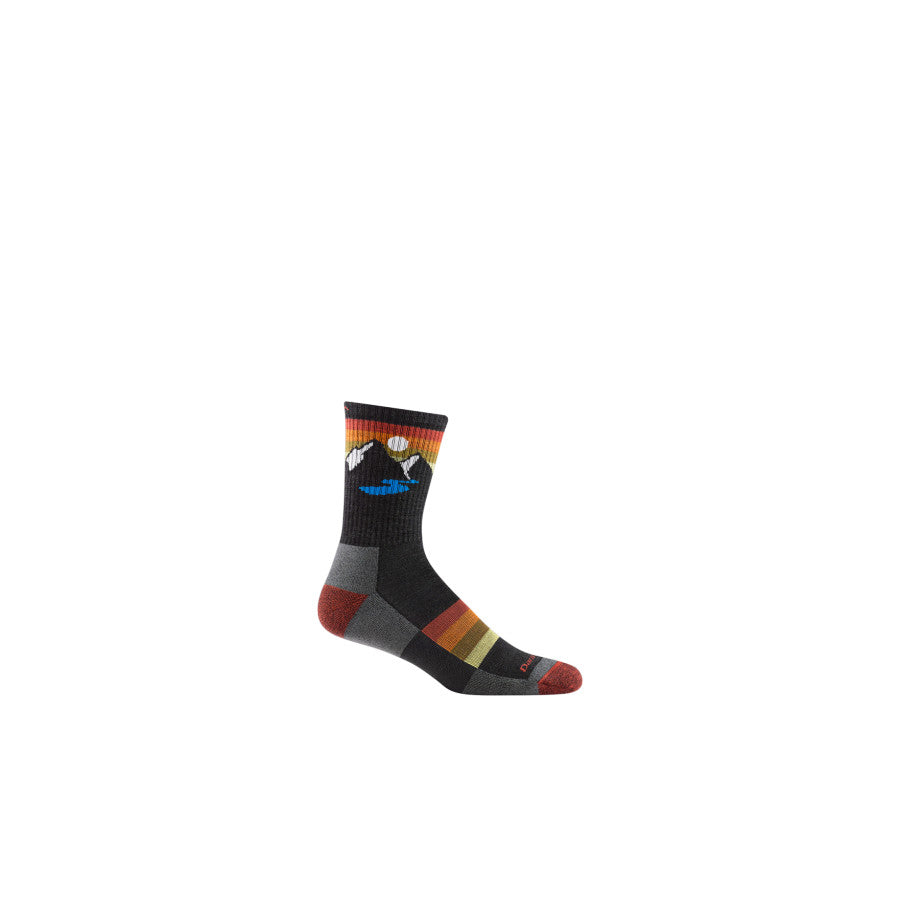 Darn Tough Dt M 1997 Sunset Ridge Micrco Crew Lw Cushion Charcoal