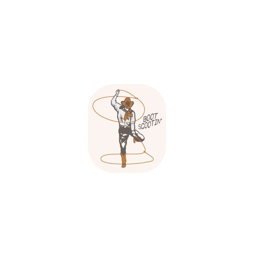 Sendero Provisions Co. Boot Scootin' Sticker BEIGE