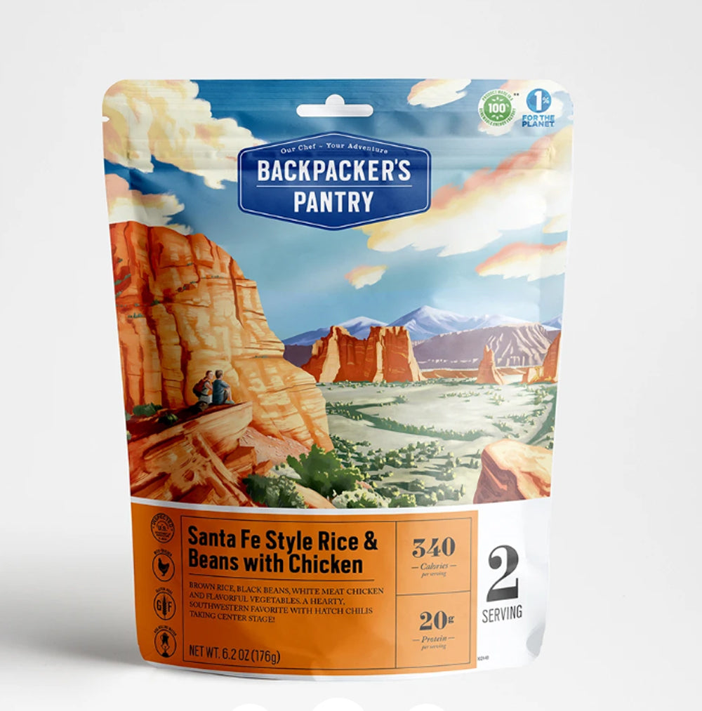 Backpackers Pantry Bp Meat Entrees 2p Sante Fe Rice &amp; Beans w/ Chicken