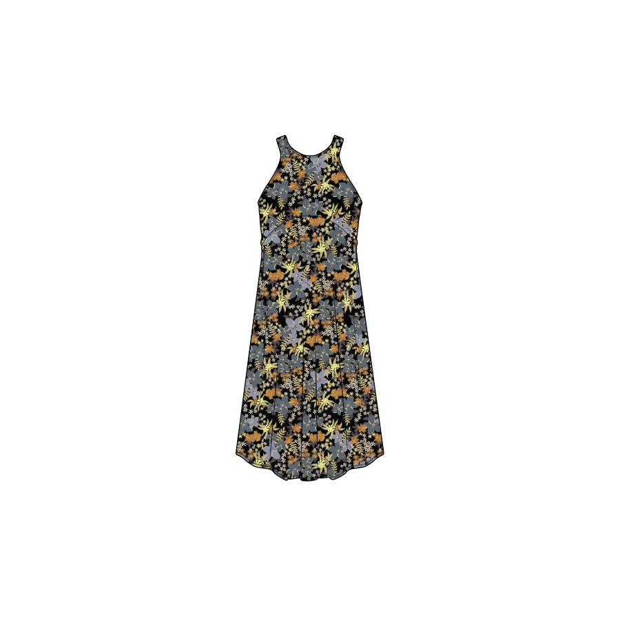 Prana Jewel Lake Summer Dress Black Summer Nights L_