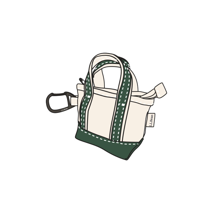 L.l.bean Micro Boat And Tote GREEN