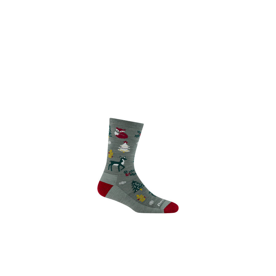 Darn Tough Vermont Dt W 6142 Yuletide Wild Crew Lw Cushion Balsam