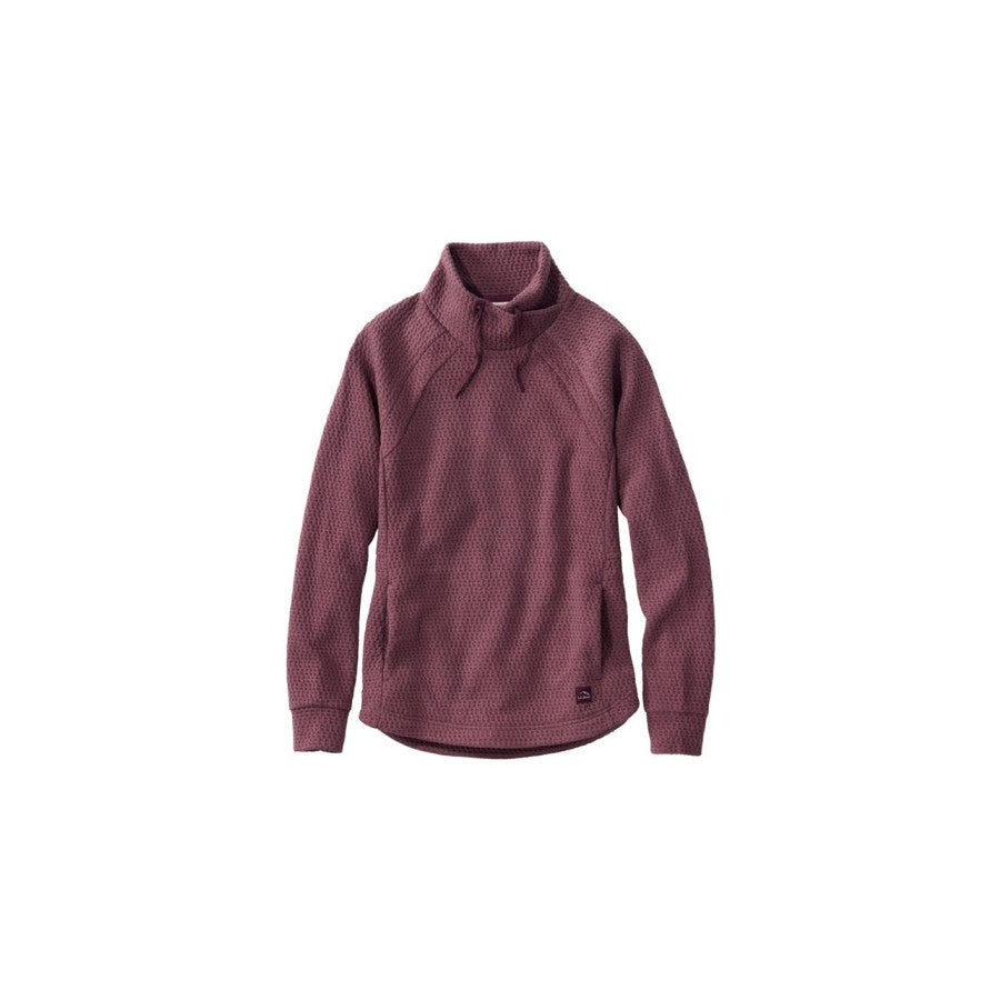 L.l.bean Llb W Ridgeknit Crossneck Po FIG