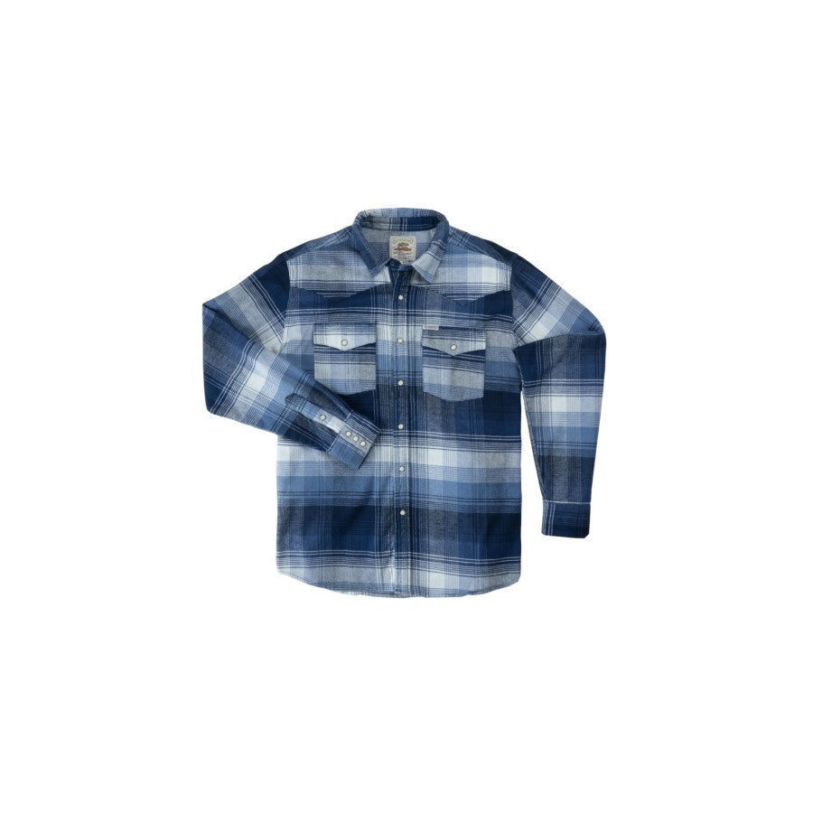 Sendero Provisions Co. Sendero M Durango Flannel Stretch Blue/White