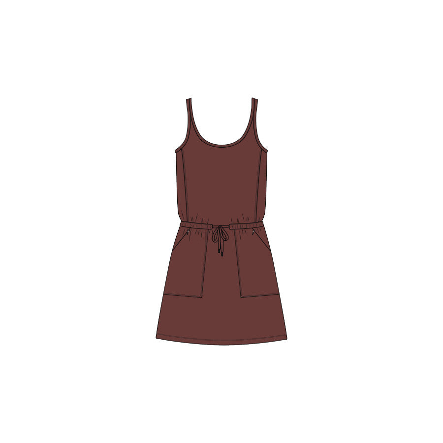 Prana Koen Daily Pocket Dress CAFECITO