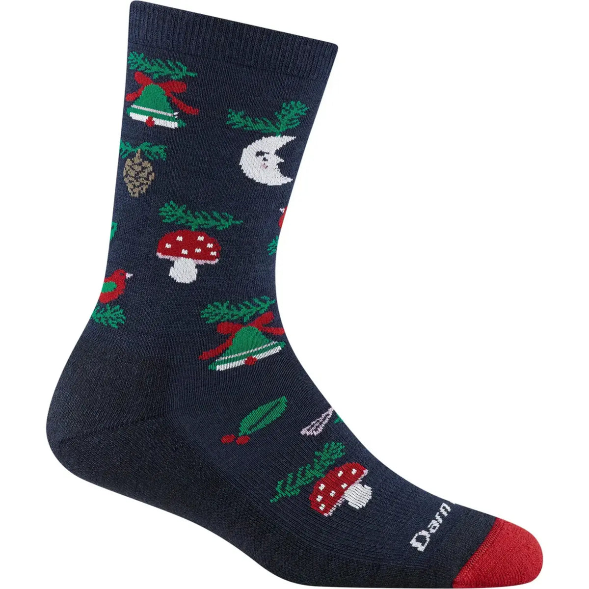 Darn Tough Womens Tinsel Town Crew Lightweight With Cushion Eclipse