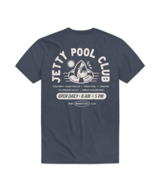 Jetty Mens Pool Club Tee Navy