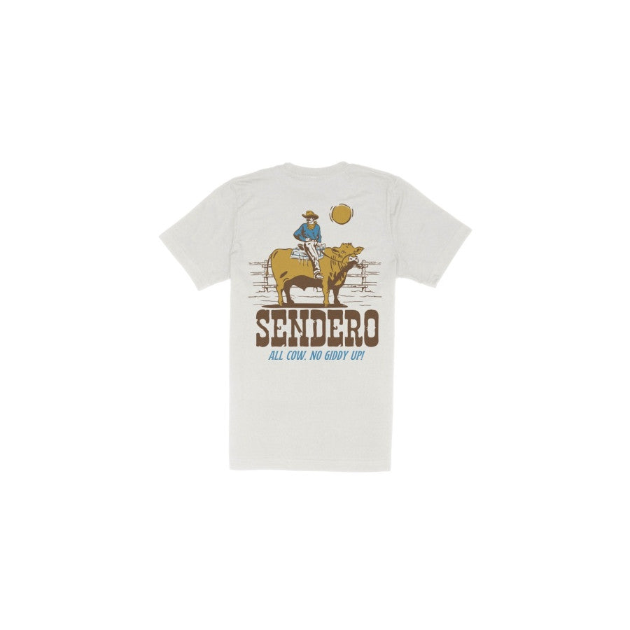 Sendero Provisions Co. Sendero M All Cow T-shirt Vintage White