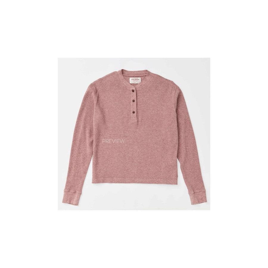 Filson Filson W Lw Waffle-knit Henley Vintage Rose