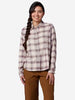 Marmot Womens Rush Creek Lightweight Flannel Long Sleeve ugar Plum Plaid / S