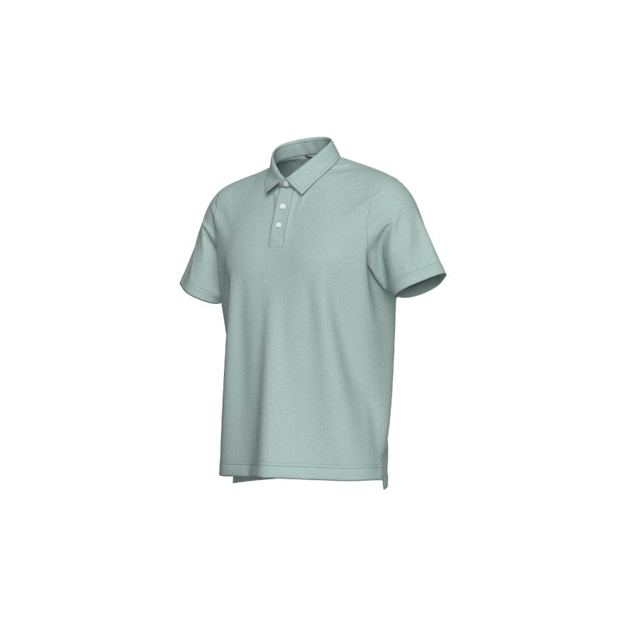 L.l.bean Llb M Comfort Stretch Pf Polo Gulf Teal