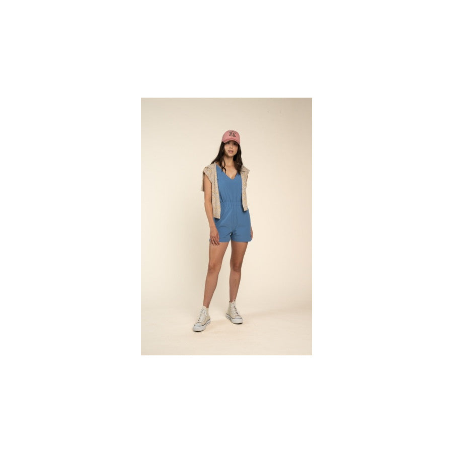Sendero Provisions Co. Sendero W The Madison Short Utility Suit Blue Horizon