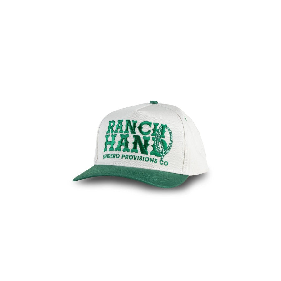 Sendero Provisions Co. Sendero U Ranch Hand Hat White/Green