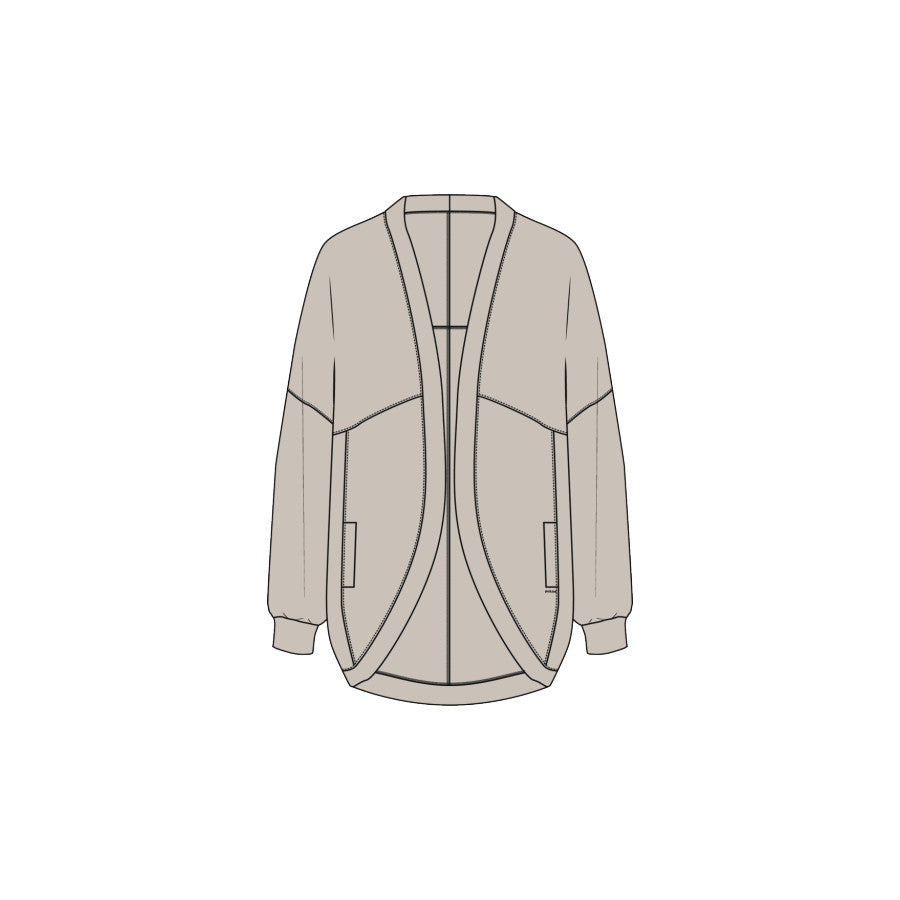 Prana Prana W Shea Soft Cardigan Almond