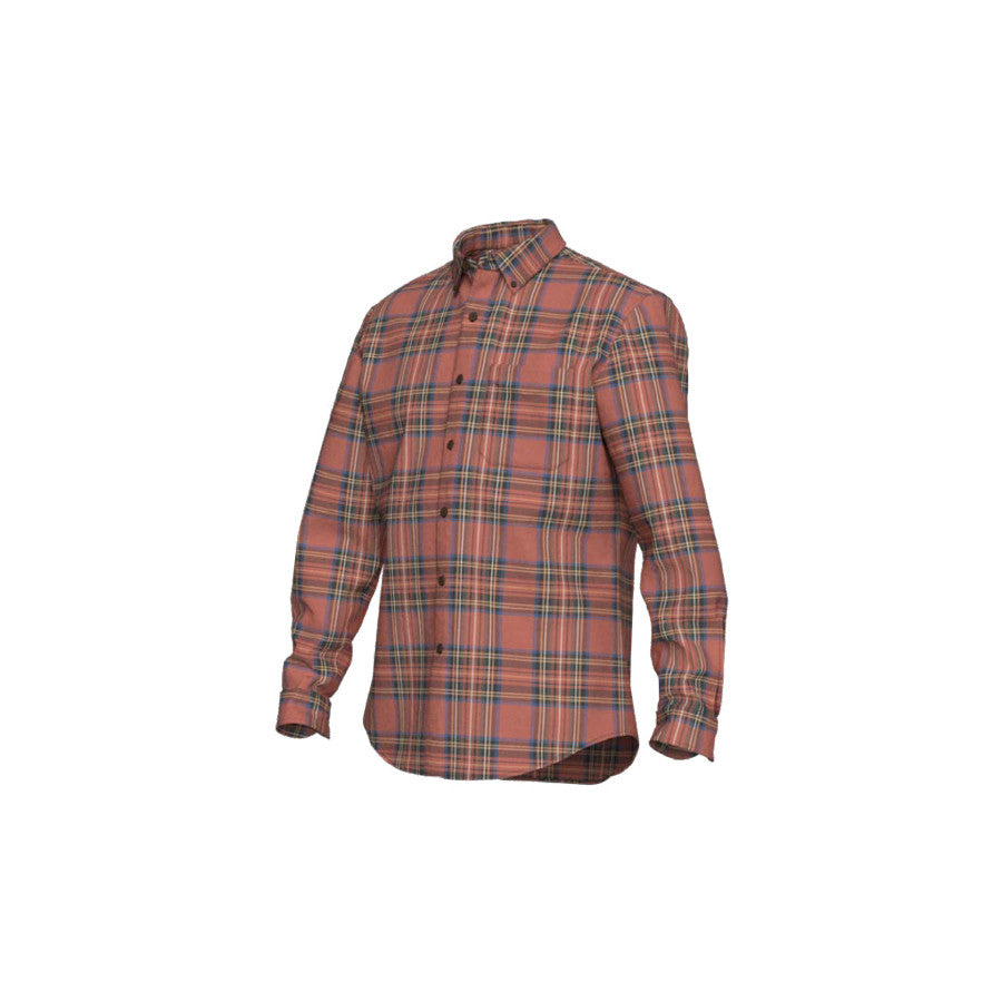 L.l.bean Llb M Ls Scotch Plaid Flannel Shirt Antique Royal Stewart