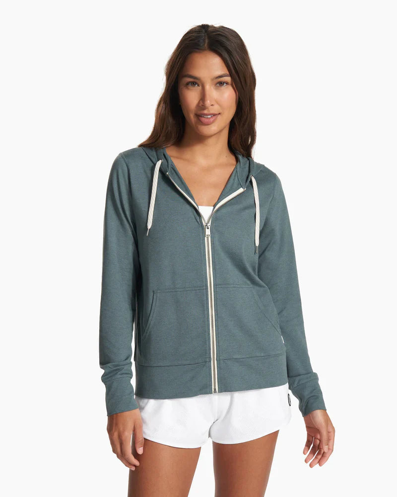 Vuori W Halo Performance Hoodie 2.0 Black Heather