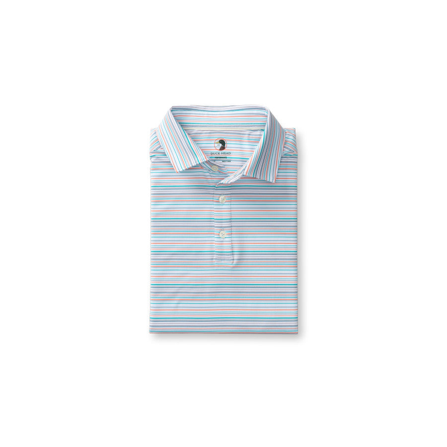 Duck Head Ss Long Drive Performance Polo - Neil SKY BLUE (966)