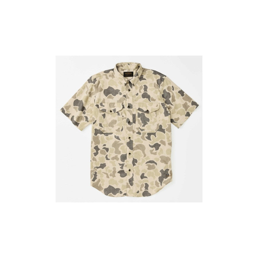 Filson Filson M Twin Lakes Ss Sport Shirt Gray Camo