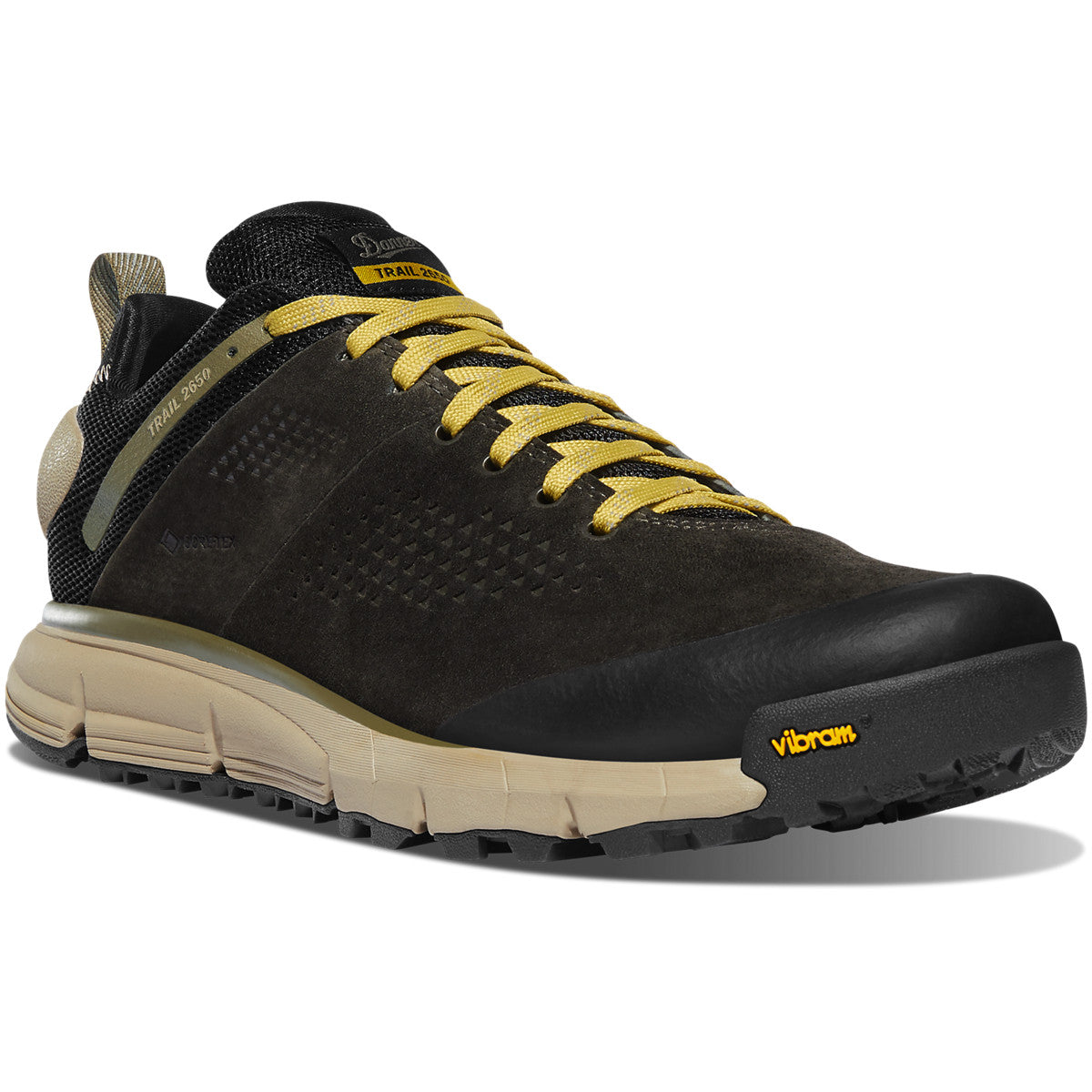 Danner Mens Trail 2650 GTX 3 Black Olive/Flax Yellow