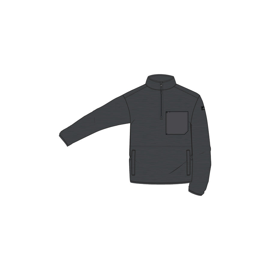 Prana Prana M Stretch Zion Fleece Qz Shadow Heather