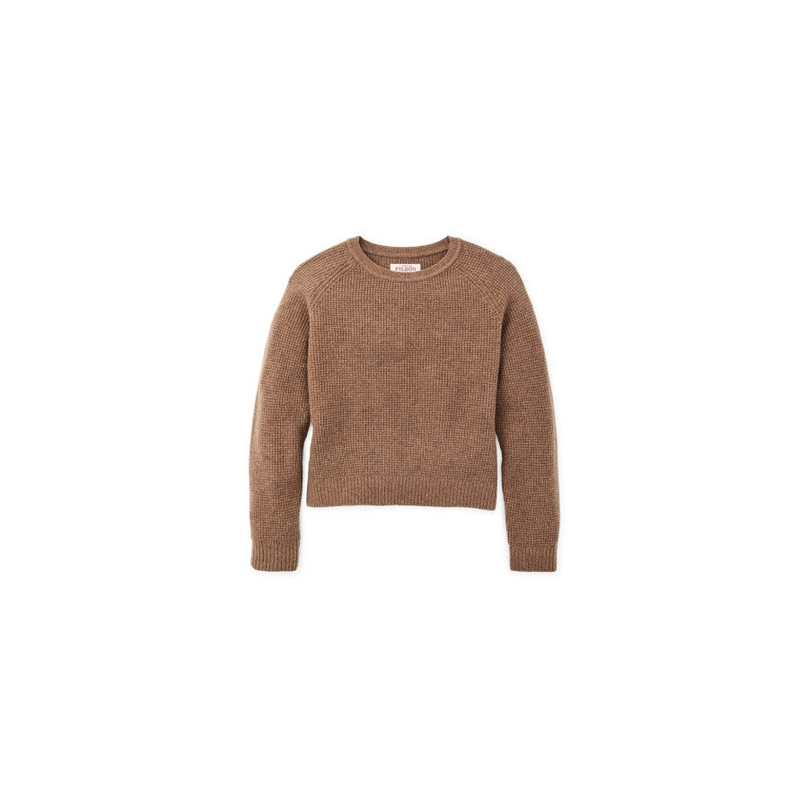 Filson Filson W Waffle Knit Merino Sweater Brown Heather