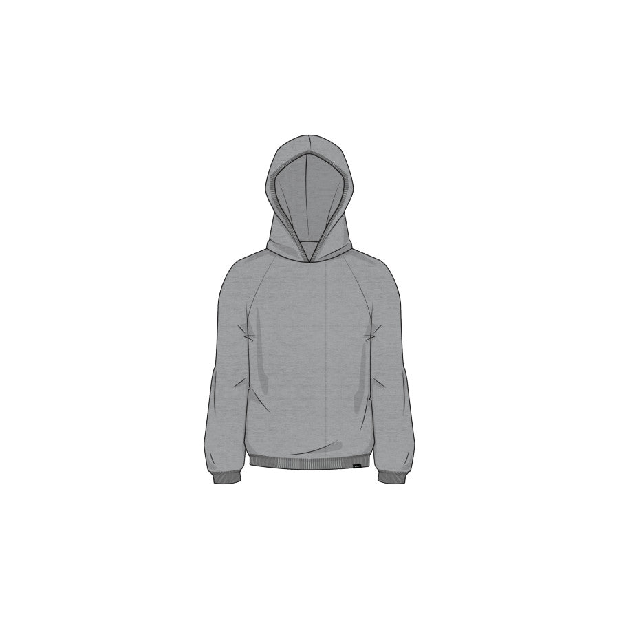Prana Prana M Three Falls Hooded Sweater Heather Grey