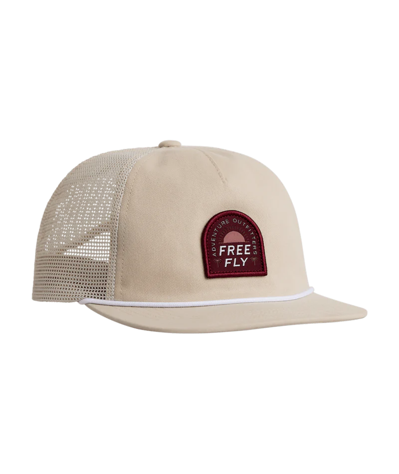 Free Fly Adventure Outfitters 5-Panel Trucker Hat Stone