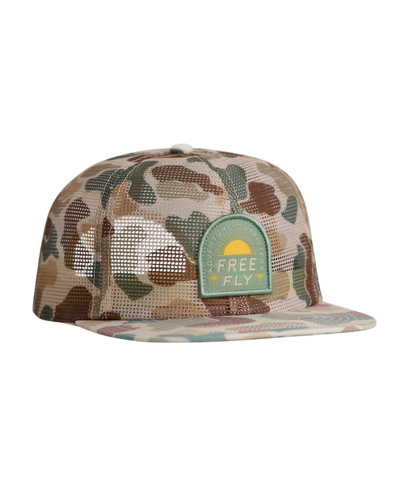 Free Fly Adventure Outfitters Mesh Hat Vintage Camo