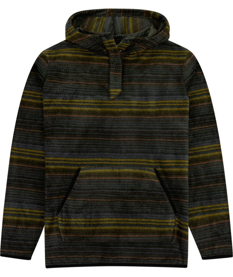 Jetty Mens Quintin Fleece Hoodie Grey