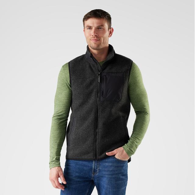 Smartwool Mens 2nd Cut Fleece Vest Charcoal