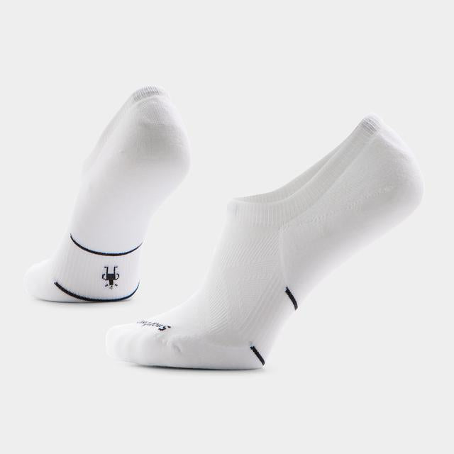 Smartwool Mens Sw W Run Tc No Show Socks White