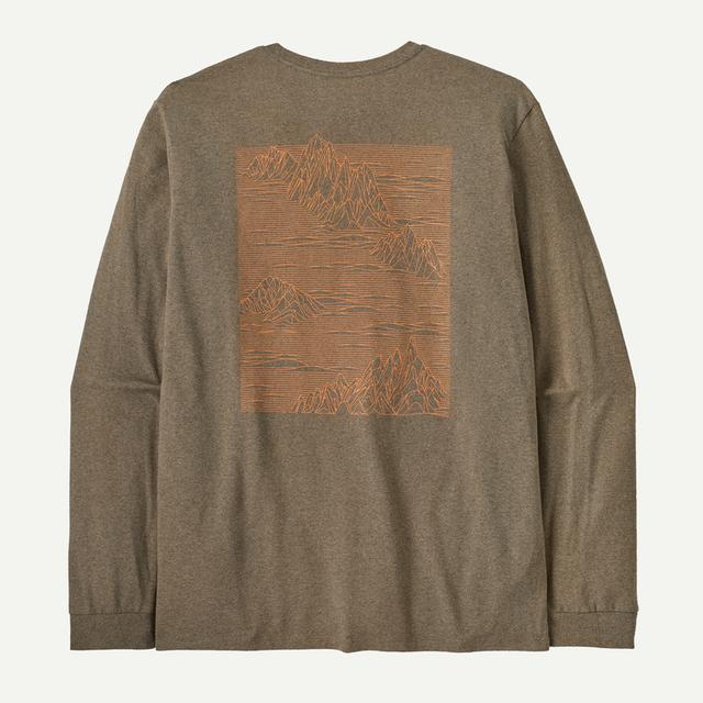 Patagonia Mens Pat M Strataspire Ls Responsibili-tee Wing Grey